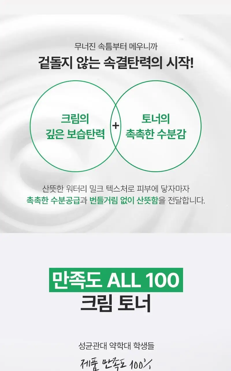 [장벽탄력/화잘먹] 지피덤 셀트리온EGF 스킨베리어 크림에센스 밀키토너 150ml 상세페이지 4
